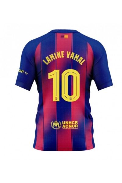 Barcelona Lamine Yamal #10 Fotballdrakt Hjemme Klær 2025-26 Korte ermer Barcelona Lamine Yamal #10 Fotballdrakt Hjemme Klær 2025-26 Korte ermer